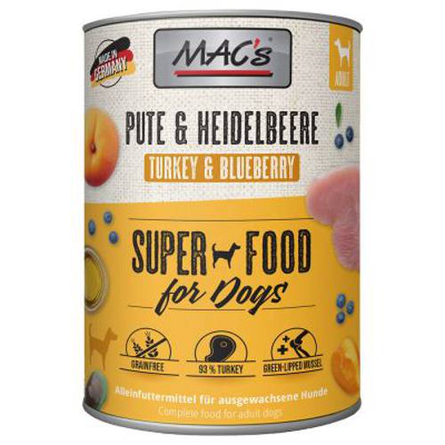 MAC's Adult, 6 x 800 g Głowizna i marchew - Mac S