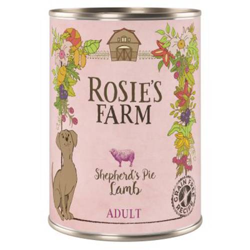 Rosie's Farm Adult, 6 x 400 g  Kurczak i indyk - Rosies Farm