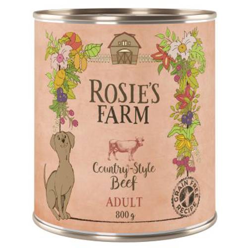 Rosie's Farm Adult, 6 x 800 g  Jagnięcina - Rosies Farm