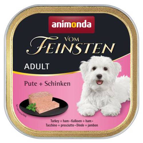 Animonda vom Feinsten Adult, bezzbożowa, 6 x 150 g Indyk i szynka - Vom Feinsten