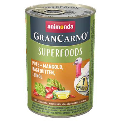 Pakiet próbny Animonda GranCarno Adult Superfoods 6 x 800 g - Animonda