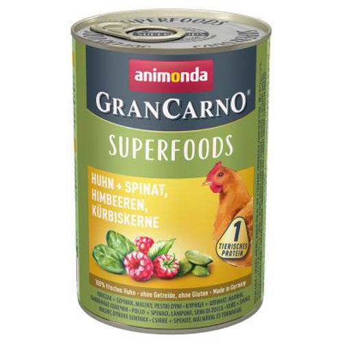 Pakiet próbny Animonda GranCarno Adult Superfoods 6 x 800 g - Animonda