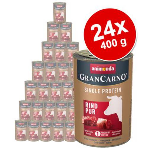 Megapakiet Animonda GranCarno Adult Single Protein, 24 x 400 g Kurczak - Animonda