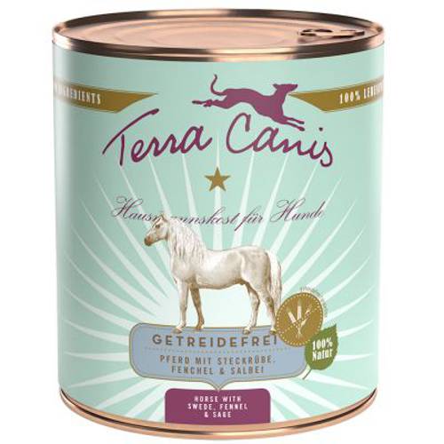 Terra Canis bez zbóż, 6 x 800 g Dziczyzna z burakiem, kasztanem jadalnym i nasionami chia - Terra Canis