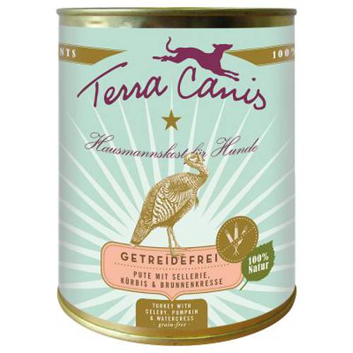 Terra Canis bez zbóż, 6 x 800 g Dziczyzna z burakiem, kasztanem jadalnym i nasionami chia - Terra Canis