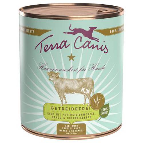 Terra Canis bez zbóż, 6 x 800 g Dziczyzna z burakiem, kasztanem jadalnym i nasionami chia - Terra Canis