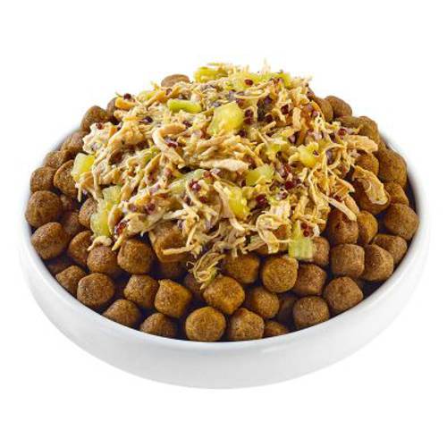 Applaws Taste Toppers w bulionie, 12 x 85 g Kurczak z brokułem, jabłkiem i komosą ryżową - Applaws