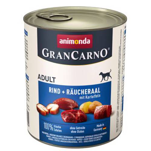Animonda GranCarno Original Adult, 6 x 800 g Wołowina i kacze serca - Animonda