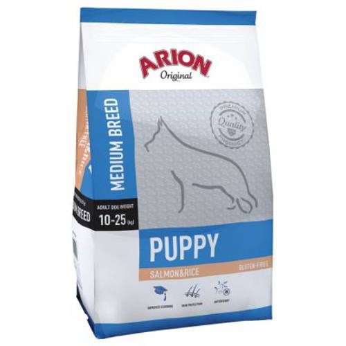Arion Original Puppy Medium Breed, łosoś i ryż 12 kg - Arion
