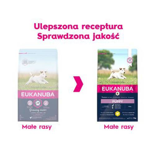 Eukanuba Growing Puppy Small Breed, kurczak 2 x 3 kg - Eukanuba