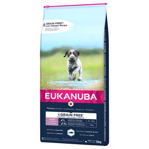 Eukanuba Grain Free Puppy Large Breed, łosoś 3 kg - Eukanuba