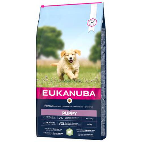 Eukanuba Puppy Large & Giant Breed, jagnięcina i ryż 2 x 12 kg - Eukanuba