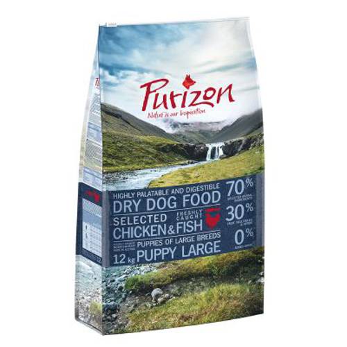 Purizon Large Puppy dla psa, kurczak i ryba, bez zbóż 1 kg - Purizon