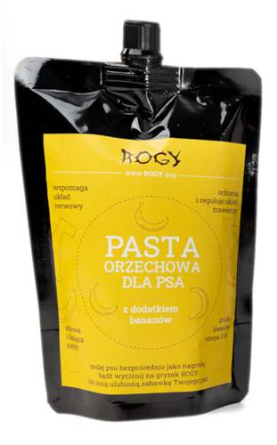 Pasta orzechowa z bananem 300g - Rogy