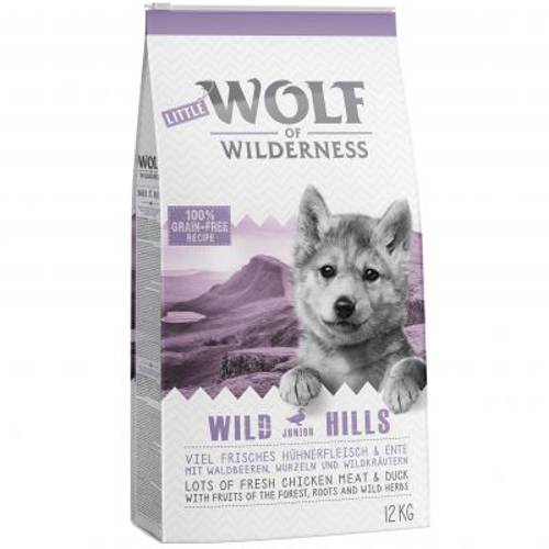 Little Wolf of Wilderness Junior Wild Hills 2 x 12 kg - Wolf Of Wilderness