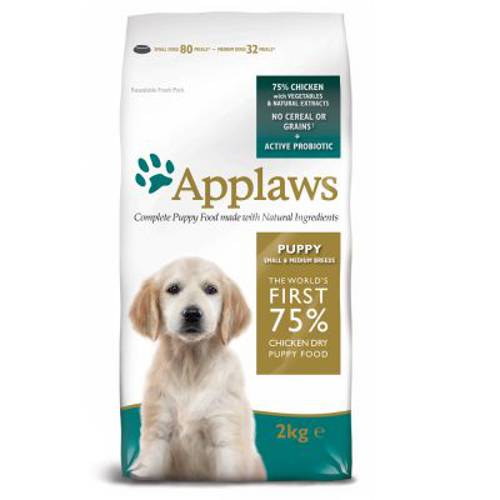 Applaws Puppy Small & Medium Breed, kurczak 7,5 kg - Applaws
