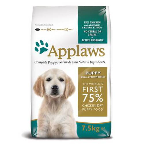 Applaws Puppy Small & Medium Breed, kurczak 2 x 7,5 kg - Applaws