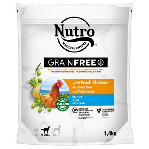 Nutro Grain Free Junior, kurczak 1,4 kg - Nutro
