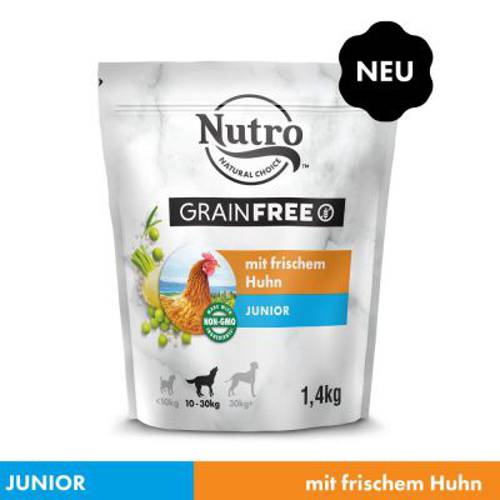 Nutro Grain Free Junior, kurczak 1,4 kg - Nutro