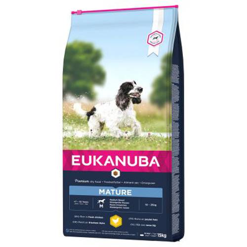 Eukanuba Thriving Mature Medium Breed, kurczak 2 x 15 kg - Eukanuba