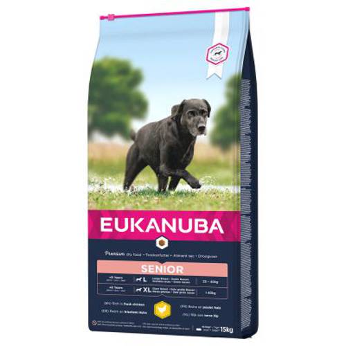 Eukanuba Caring Senior Large Breed, kurczak 2 x 15 kg - Eukanuba