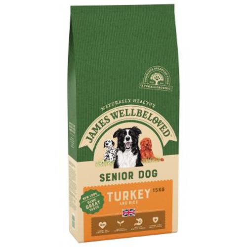 James Wellbeloved Senior, indyk i ryż 2 x 15 kg - James Wellbeloved Karma
