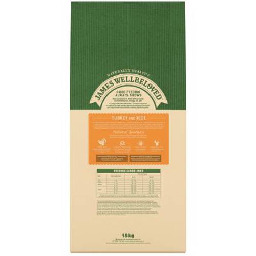 James Wellbeloved Senior, indyk i ryż 2 x 15 kg - James Wellbeloved Karma