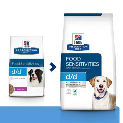 Hill's Prescription Diet d/d Food Sensitivities, kaczka i ryż 12 kg - Hills Prescription Diet