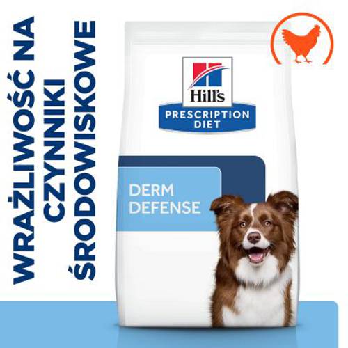 Hill's Prescription Diet Derm Defense, kurczak 2 x 12 kg - Hills Prescription Diet