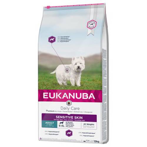 Eukanuba Daily Care Adult Sensitive Skin 2 x 12 kg - Eukanuba