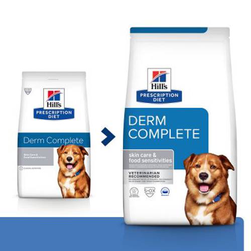 Hill’s Prescription Diet Derm Complete, ryż i jajko 5 kg - Hills Prescription Diet
