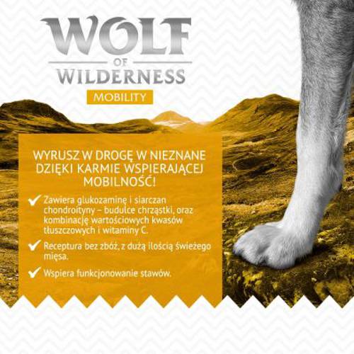 Wolf of Wilderness "Explore The Endless Terrain" - Mobility  5 x 1 kg - Wolf Of Wilderness