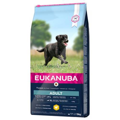 Eukanuba Adult Large Breed, kurczak 15 kg - Eukanuba