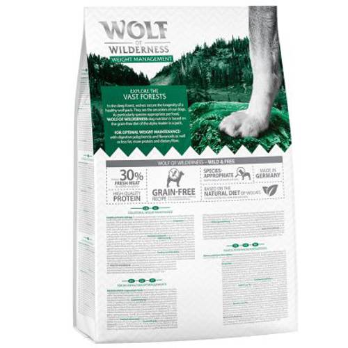 Wolf of Wilderness "Explore The Vast Forests" - Weight Management  1 kg - Wolf Of Wilderness