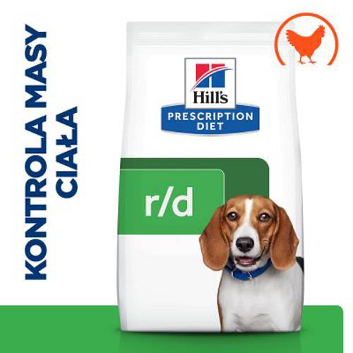 Hill's Prescription Diet r/d Weight Reduction, kurczak 2 x 10 kg - Hills Prescription Diet