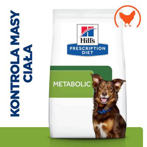 Hill's Prescription Diet Metabolic Weight Management, kurczak 12 kg - Hills Prescription Diet