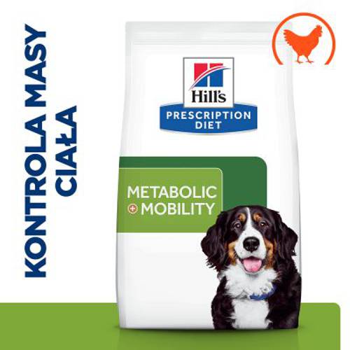 Hill's Prescription Diet Metabolic + Mobility, kurczak 2 x 12 kg - Hills Prescription Diet