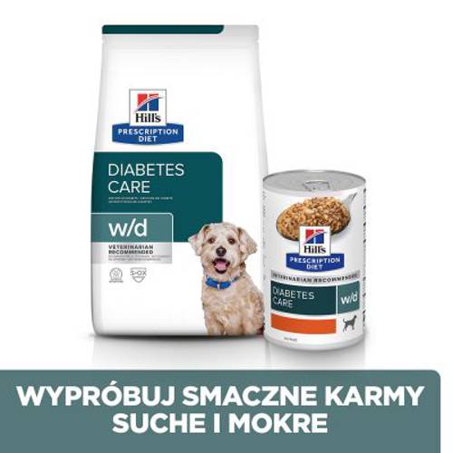 Hill's Prescription Diet w/d Diabetes Care, kurczak 2 x 10 kg - Hills Prescription Diet