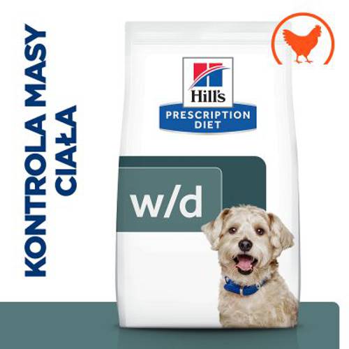 Hill's Prescription Diet w/d Diabetes Care, kurczak 2 x 10 kg -