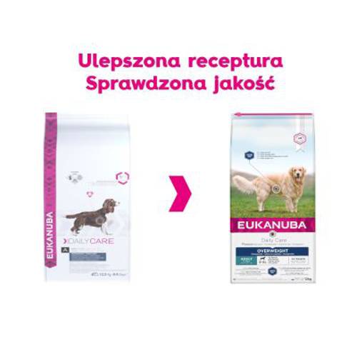 Eukanuba Daily Care Overweight Adult Dog 12 kg - Eukanuba