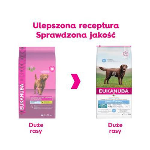 Eukanuba Daily Care Weigth Control Large Adult Dog 15 kg - Eukanuba