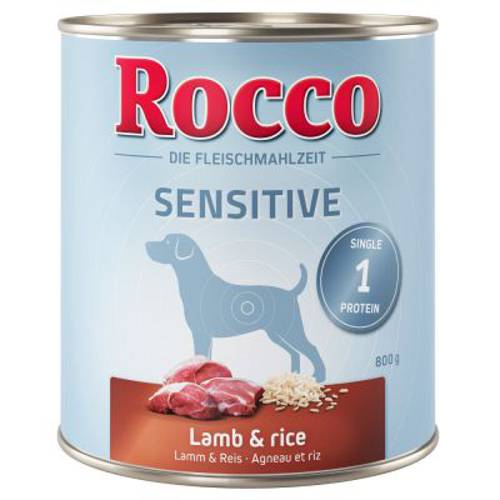 Rocco Sensitive, 6 x 800 g Indyk i ziemniaki - Rocco
