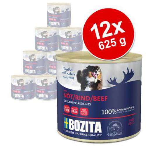 Pakiet Bozita Pate, 12 x 625 g Wołowina - Bozita