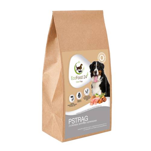 Karma sucha dla psa - Pstrąg z łososiem, batatami i szparagami 6kg -
