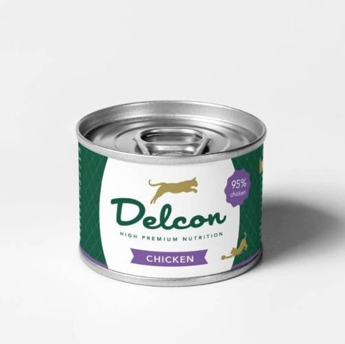 Delcon Cat Pate Adult Chicken (kurczak) puszka 85g
