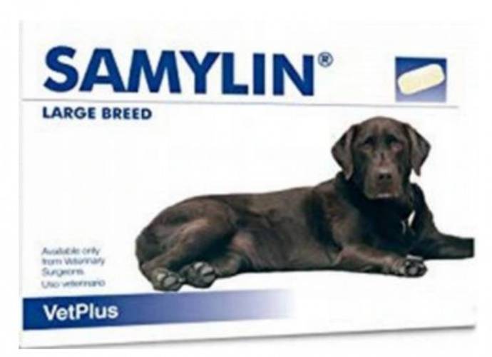 SAMYLIN® wsparcie wątroby 30 tabletek dla psów dużych ras