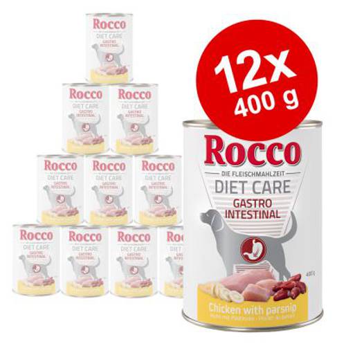 Rocco Diet Care Gastro Intestinal, kurczak z pasternakiem 24 x 400 g - Rocco