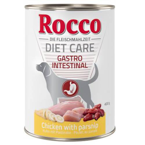 Rocco Diet Care Gastro Intestinal, kurczak z pasternakiem 24 x 400 g - Rocco