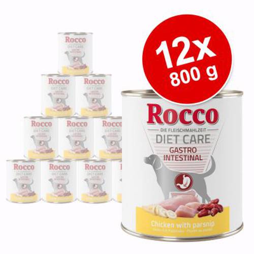 Rocco Diet Care Gastro Intestinal, kurczak z pasternakiem, 800 g 6 x 800 g - Rocco