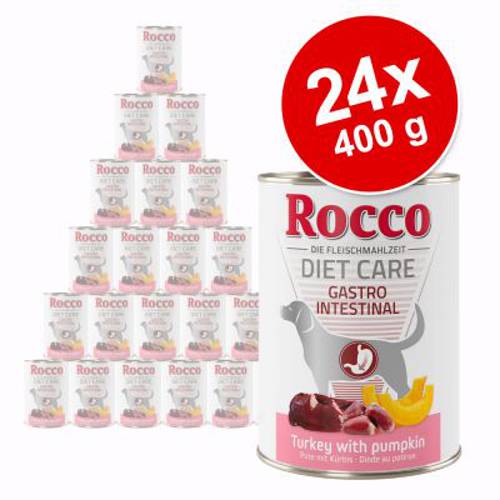 Rocco Diet Care Gastro Intestinal, indyk z dynią 12 x 400 g -